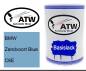 Preview: BMW, Zandvoort Blue, C6E: 500ml Lackdose, von ATW Autoteile West.